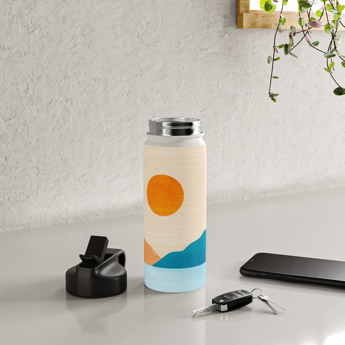 Cabo Desert Landscape Illustration Water Bottle Gallery Image 4