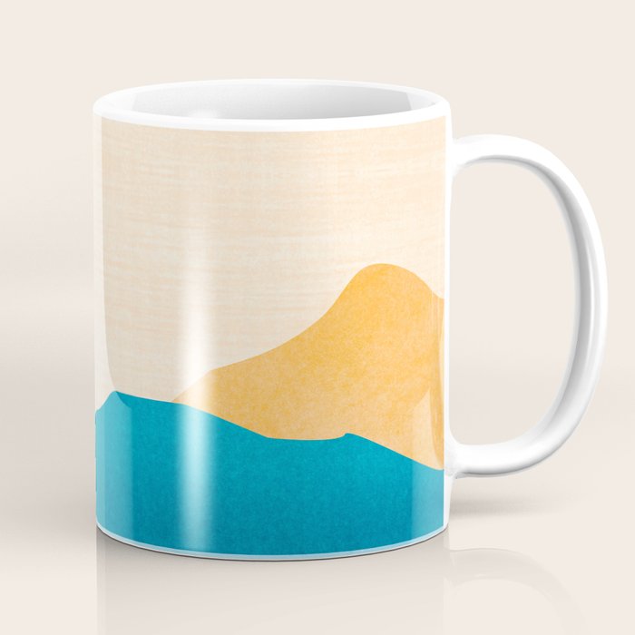 Cabo Desert Landscape Illustration Coffee Mug Gallery Image 1