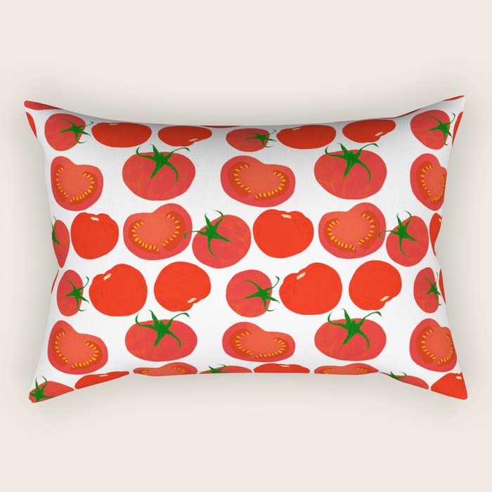 Tomato Harvest Rectangular Pillow Gallery Image 2