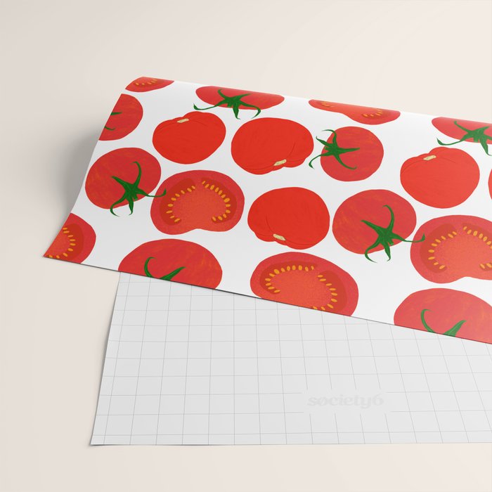 Tomato Harvest Wrapping Paper Gallery Image 2