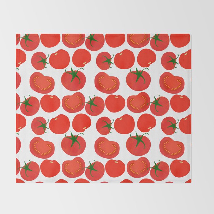 Tomato Harvest Throw Blanket Gallery Image 2