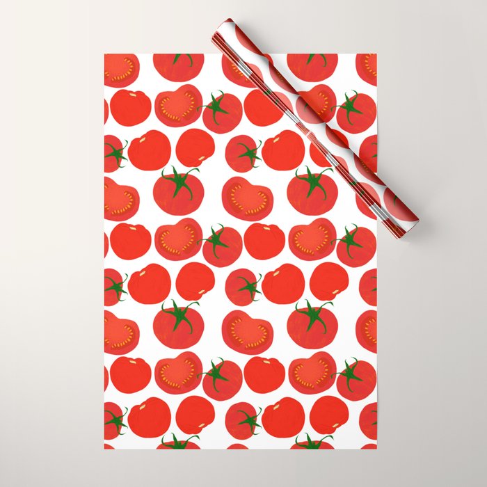 Tomato Harvest Wrapping Paper Gallery Image 1