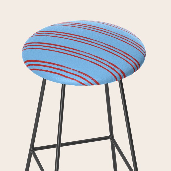Americana Stripes Stool Gallery Image 2