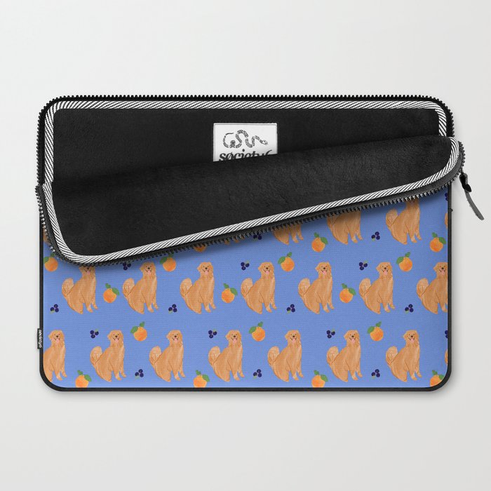 Golden Retriever and fruits Laptop Sleeve Gallery Image 2