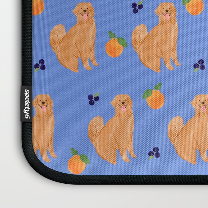 Golden Retriever and fruits Laptop Sleeve Gallery Image 3