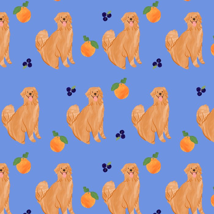 Golden Retriever and fruits Coffee Mug Gallery Image 2
