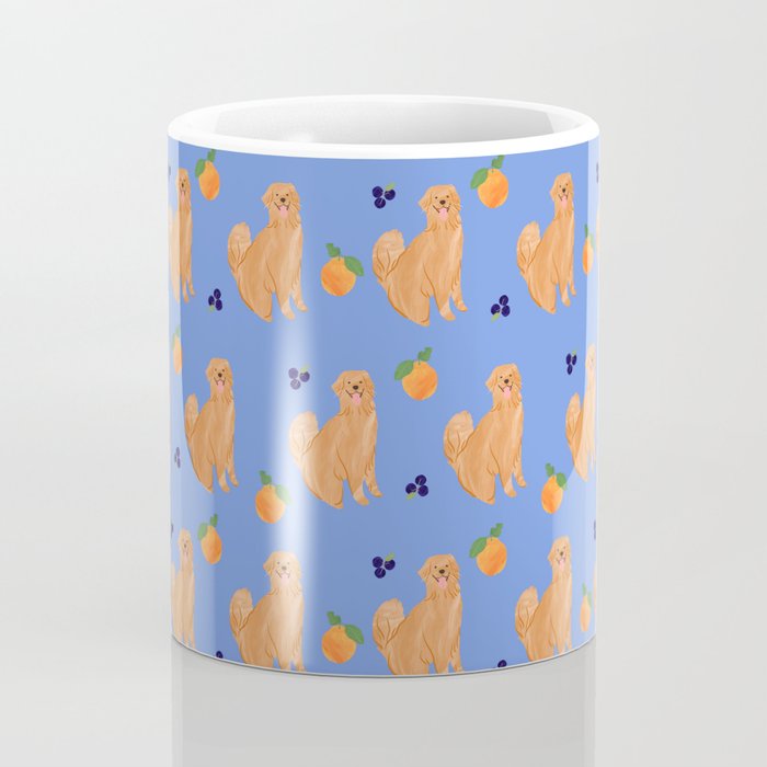 Golden Retriever and fruits Coffee Mug Gallery Image 4
