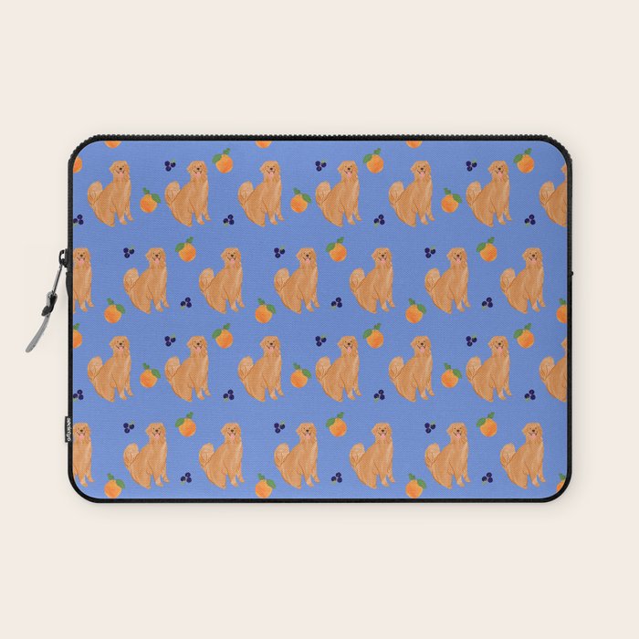 Golden Retriever and fruits Laptop Sleeve Gallery Image 1