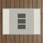 Minimalist Japandi Object No.03 Outdoor Rug Gallery Image 1
