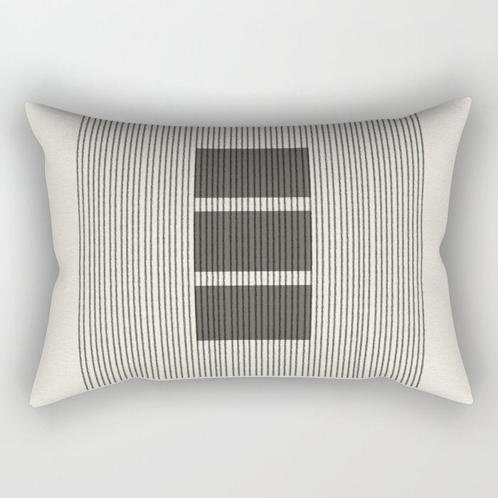 Minimalist Japandi Object No.03 Rectangular Pillow Gallery Image 1