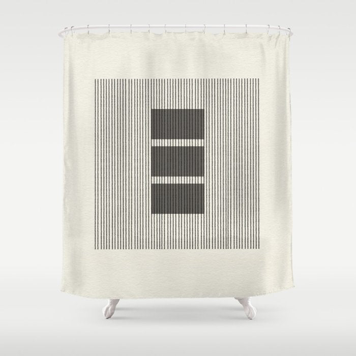 Minimalist Japandi Object No.03 Shower Curtain Gallery Image 1
