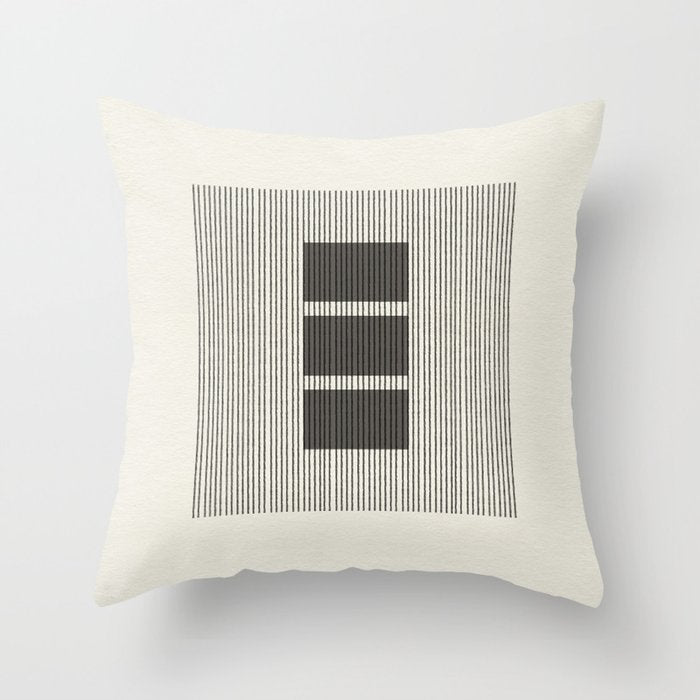 Minimalist Japandi Object No.03 Throw Pillow Gallery Image 1