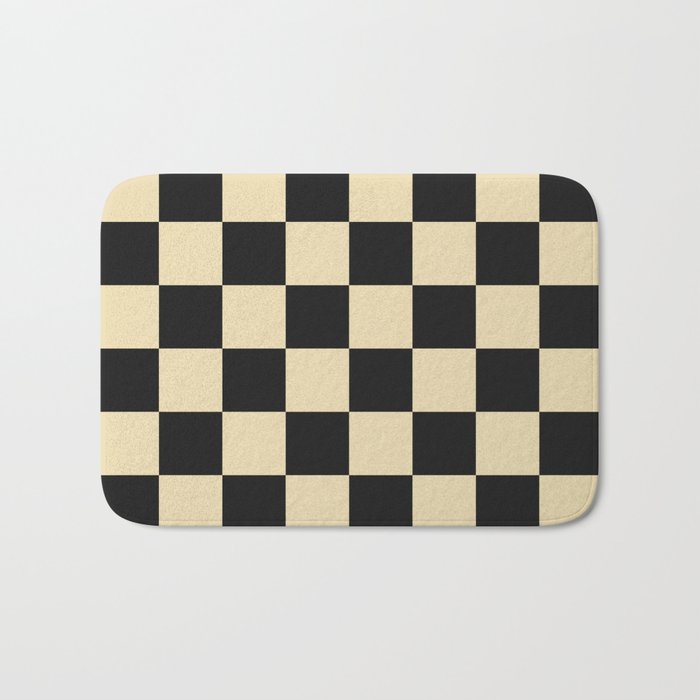 Classy Checkerboard Bath Mat Gallery Image 1