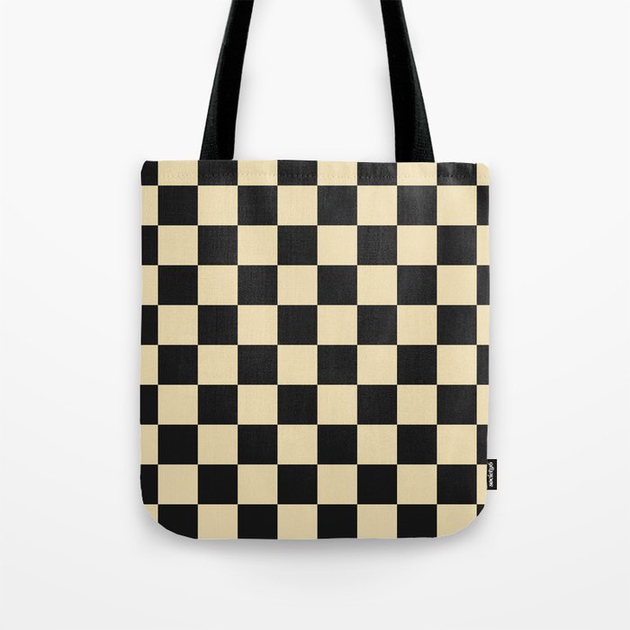 Classy Checkerboard Tote Bag Gallery Image 1