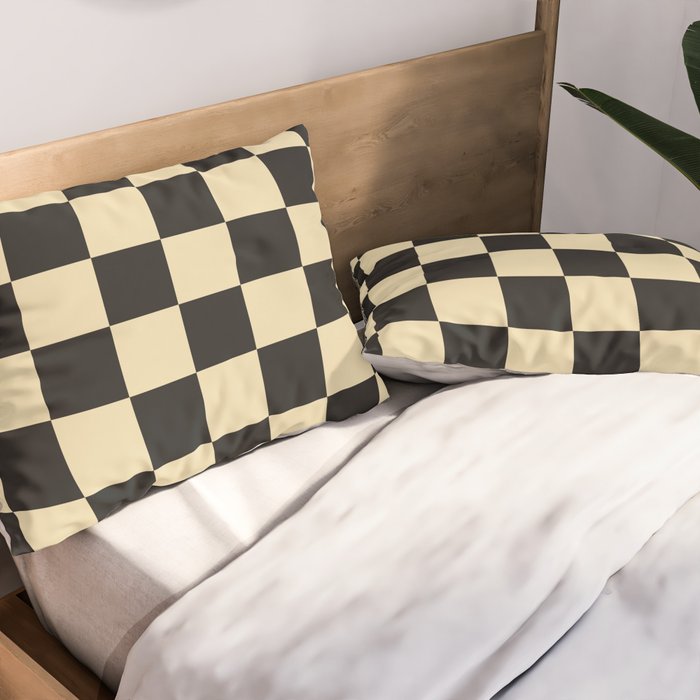 Classy Checkerboard Pillow Sham Gallery Image 2