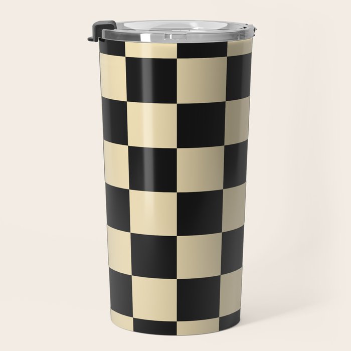 Classy Checkerboard Travel Mug Gallery Image 3