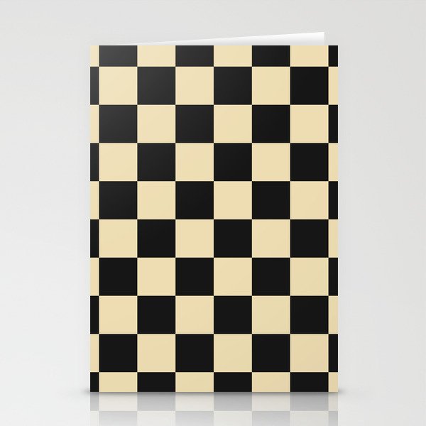 Classy Checkerboard Stationery Card Gallery Image 1