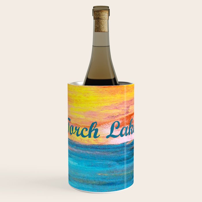 Torch Lake Sunset Dream II Wine Chiller Gallery Image 1