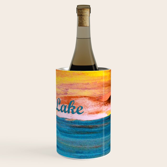 Torch Lake Sunset Dream II Wine Chiller Gallery Image 3