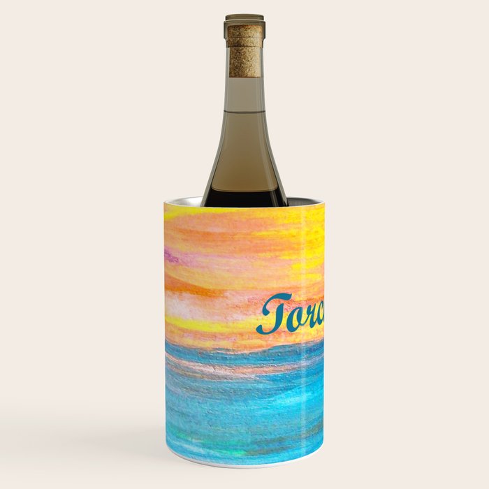 Torch Lake Sunset Dream II Wine Chiller Gallery Image 2