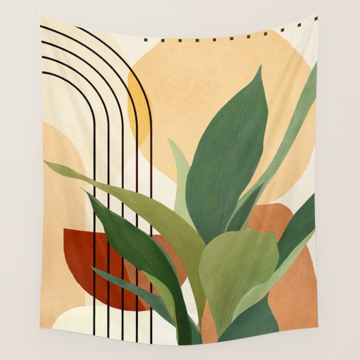 Plant Life Design 03 Wall Tapestry Gallery Image 4