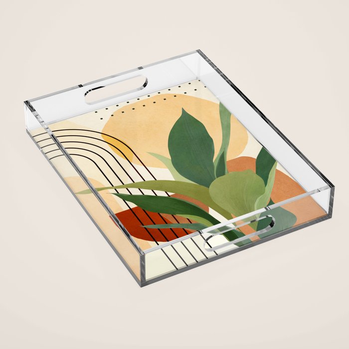 Plant Life Design 03 Acrylic Tray Gallery Image 1