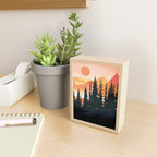 Pine Forest Sunset 2 Mini Art Print Gallery Image 2