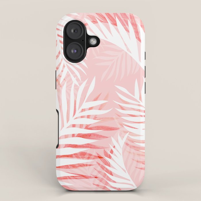 Tropical bliss - coral iPhone Case Gallery Image 1