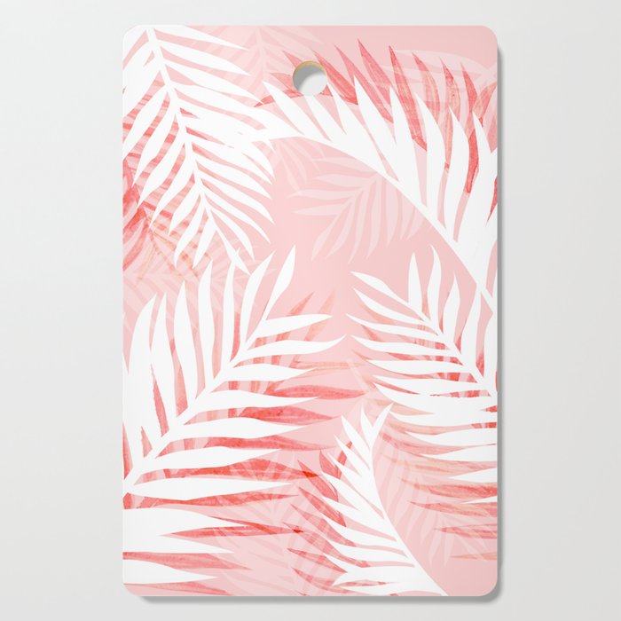 Tropical bliss - coral Cutting Board Gallery Image 1
