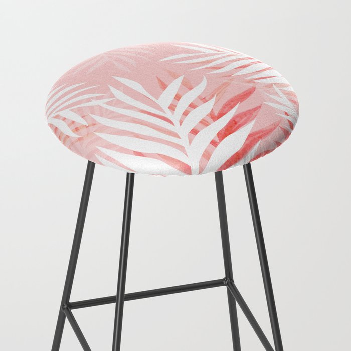 Tropical bliss - coral Stool Gallery Image 2