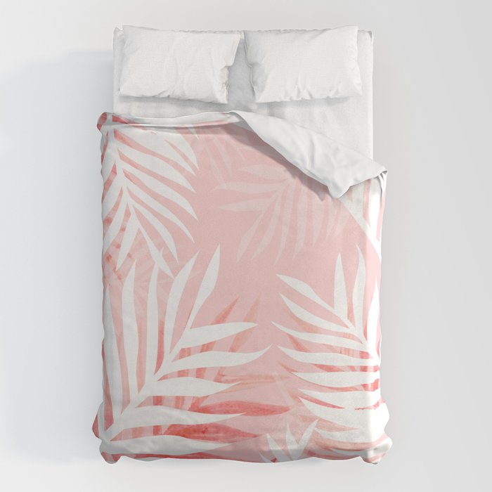 Tropical bliss - coral Duvet Cover Gallery Image 6
