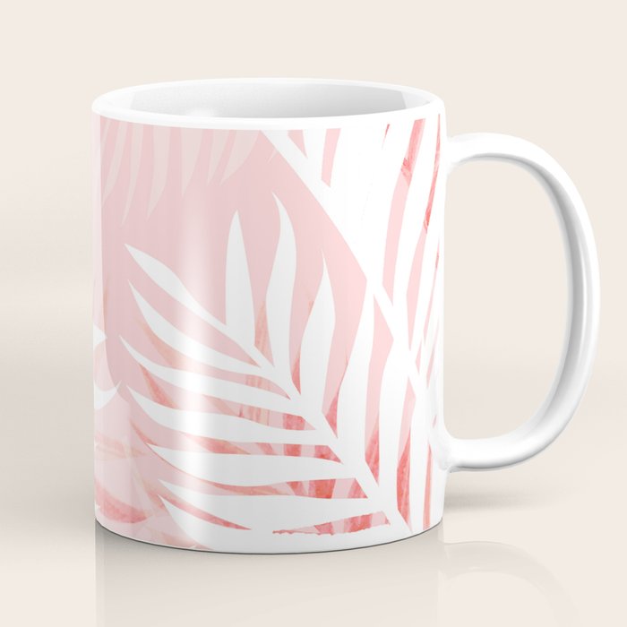 Tropical bliss - coral Coffee Mug Gallery Image 1