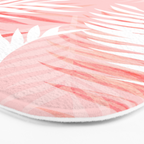 Tropical bliss - coral Bath Mat Gallery Image 3