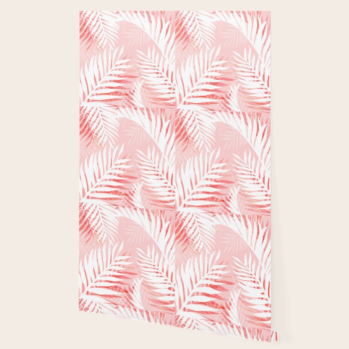 Tropical bliss - coral Wallpaper Gallery Image 2