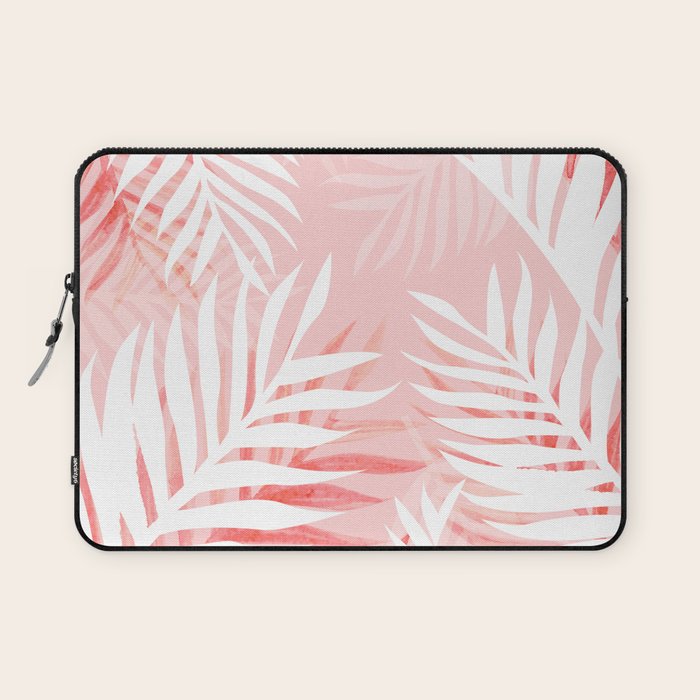 Tropical bliss - coral Laptop Sleeve Gallery Image 1