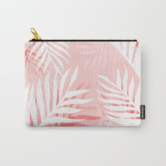 Tropical bliss - coral Carry All Pouch Gallery Image 1
