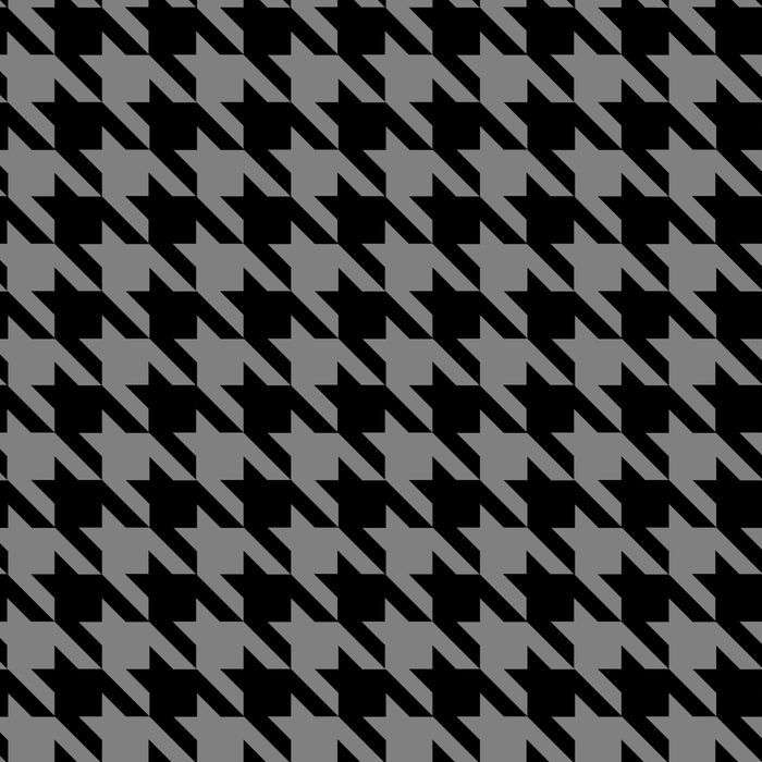 Black and Grey Classic houndstooth pattern Coffee Mug Gallery Image 2