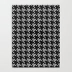 Black and Grey Classic houndstooth pattern Notebook Gallery Image 4