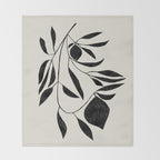 Lemon Tree Throw Blanket Gallery Image 2