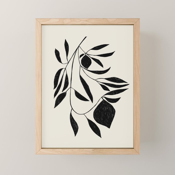 Lemon Tree Mini Art Print Gallery Image 1