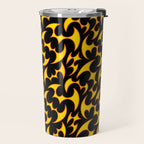 Abstract fire flame art pattern Travel Mug Gallery Image 2