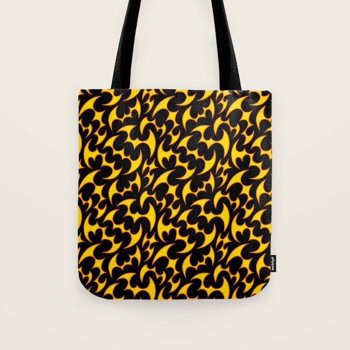 Abstract fire flame art pattern Tote Bag Gallery Image 1