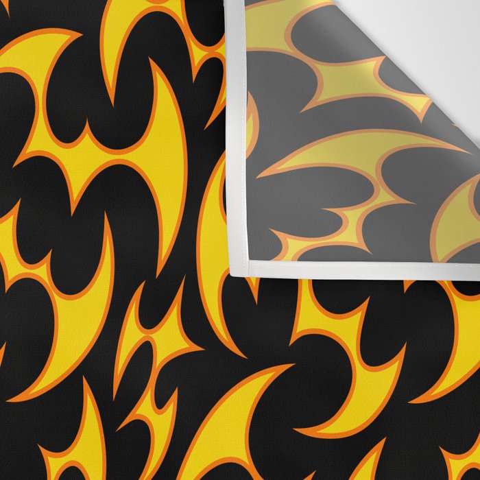 Abstract fire flame art pattern Wall Tapestry Gallery Image 3