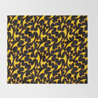 Abstract fire flame art pattern Throw Blanket Gallery Image 2