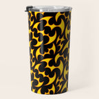 Abstract fire flame art pattern Travel Mug Gallery Image 3