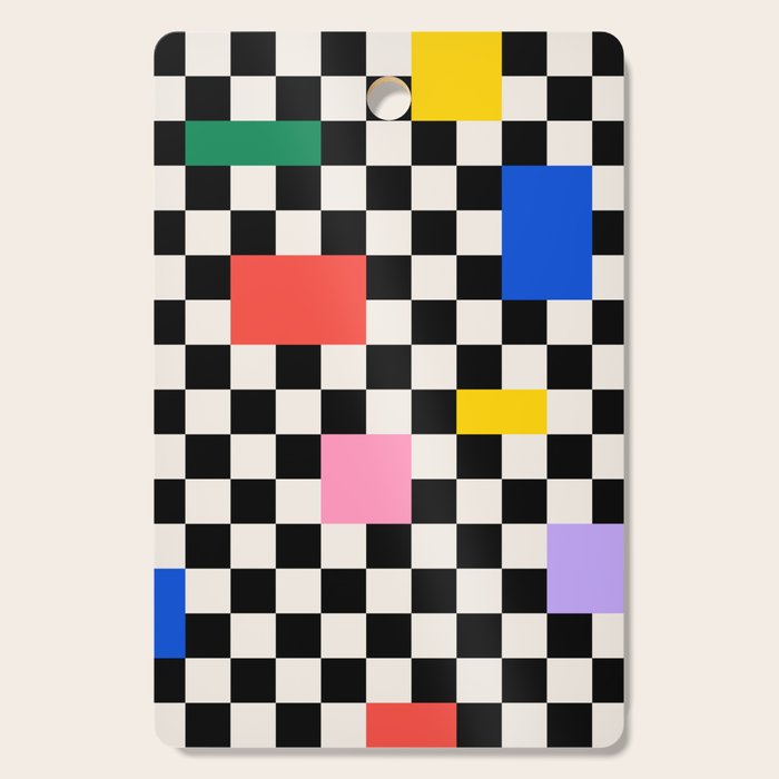 Patchwork: Bauhaus Check Edition Cutting Board Gallery Image 1