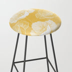 Poppy bloom - yellow Stool Gallery Image 2