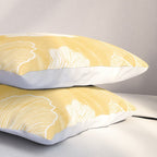 Poppy bloom - yellow Pillow Sham Gallery Image 3