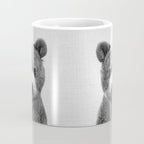 Baby Bear - Black & White Coffee Mug Gallery Image 4