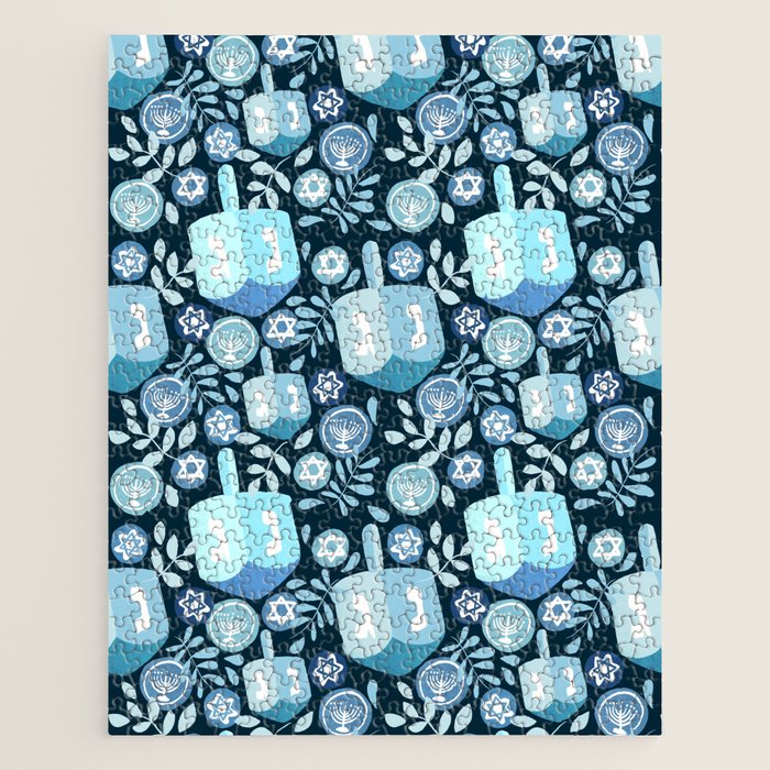 Night Dreidel Jigsaw Puzzle Gallery Image 1